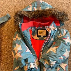 Mini Boden jacket and snow pants